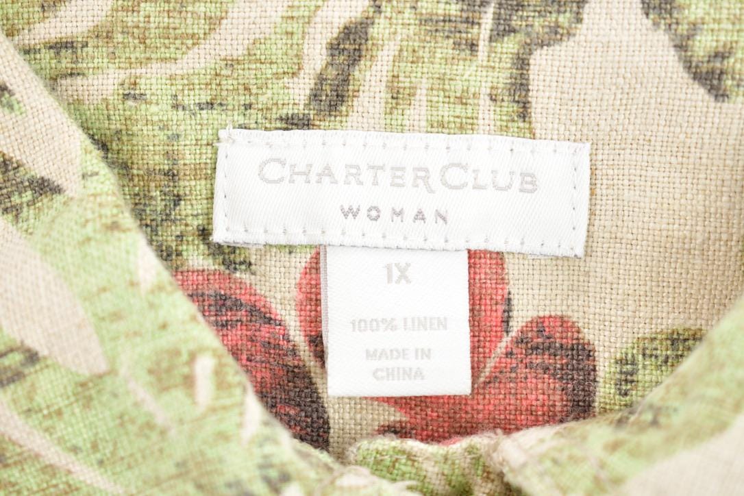 Vintage 1990s Charter Club Button Up Shirt
