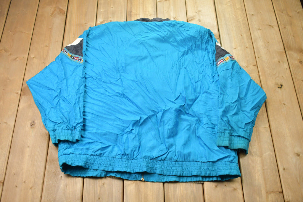 Vintage 1990s Lady Lavon Abstract Windbreaker Jacket