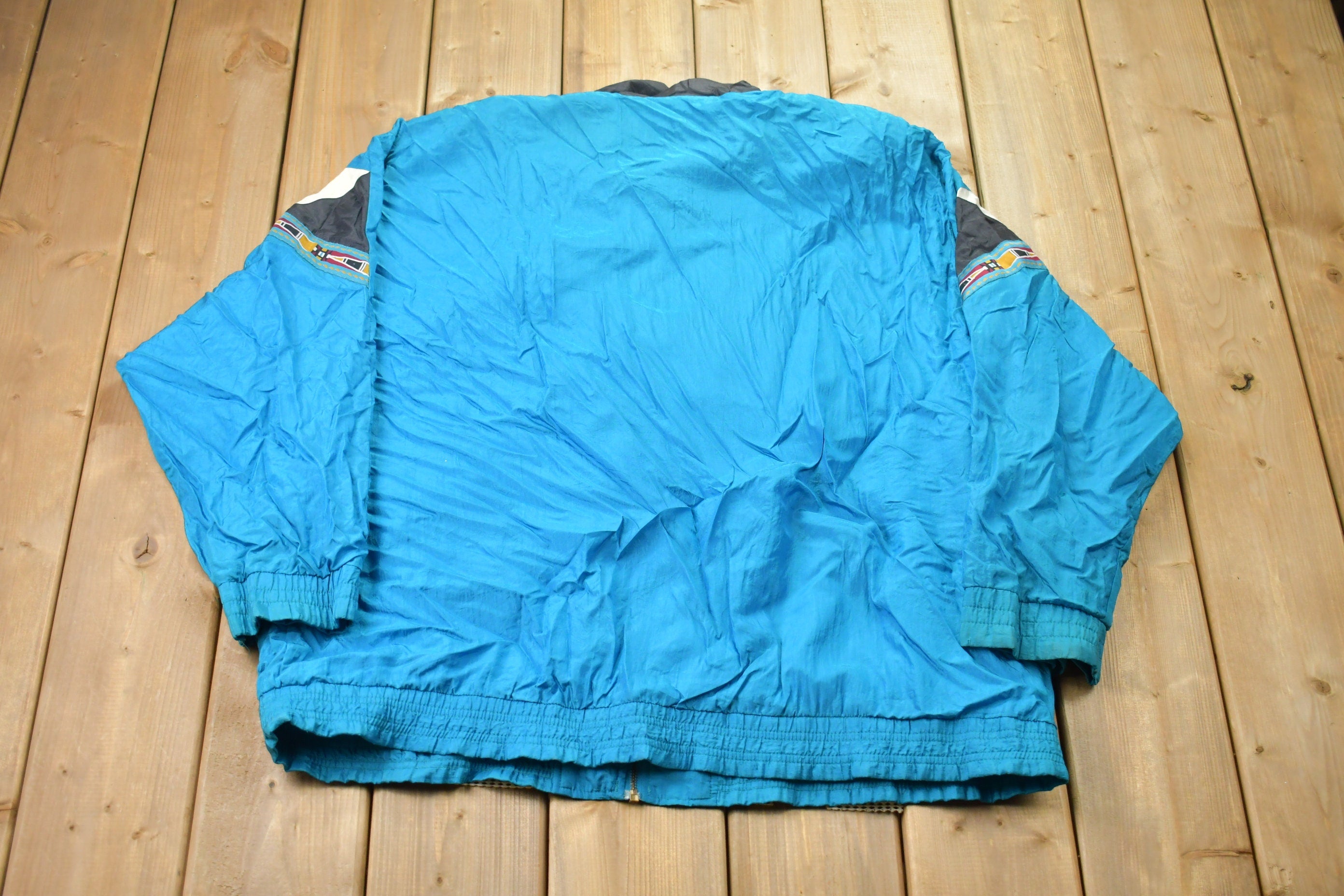 Vintage 1990s Lady Lavon Abstract Windbreaker Jacket