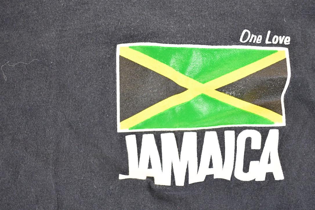 Vintage 1990s Jamaica One Love Souvenir T-Shirt Men's L