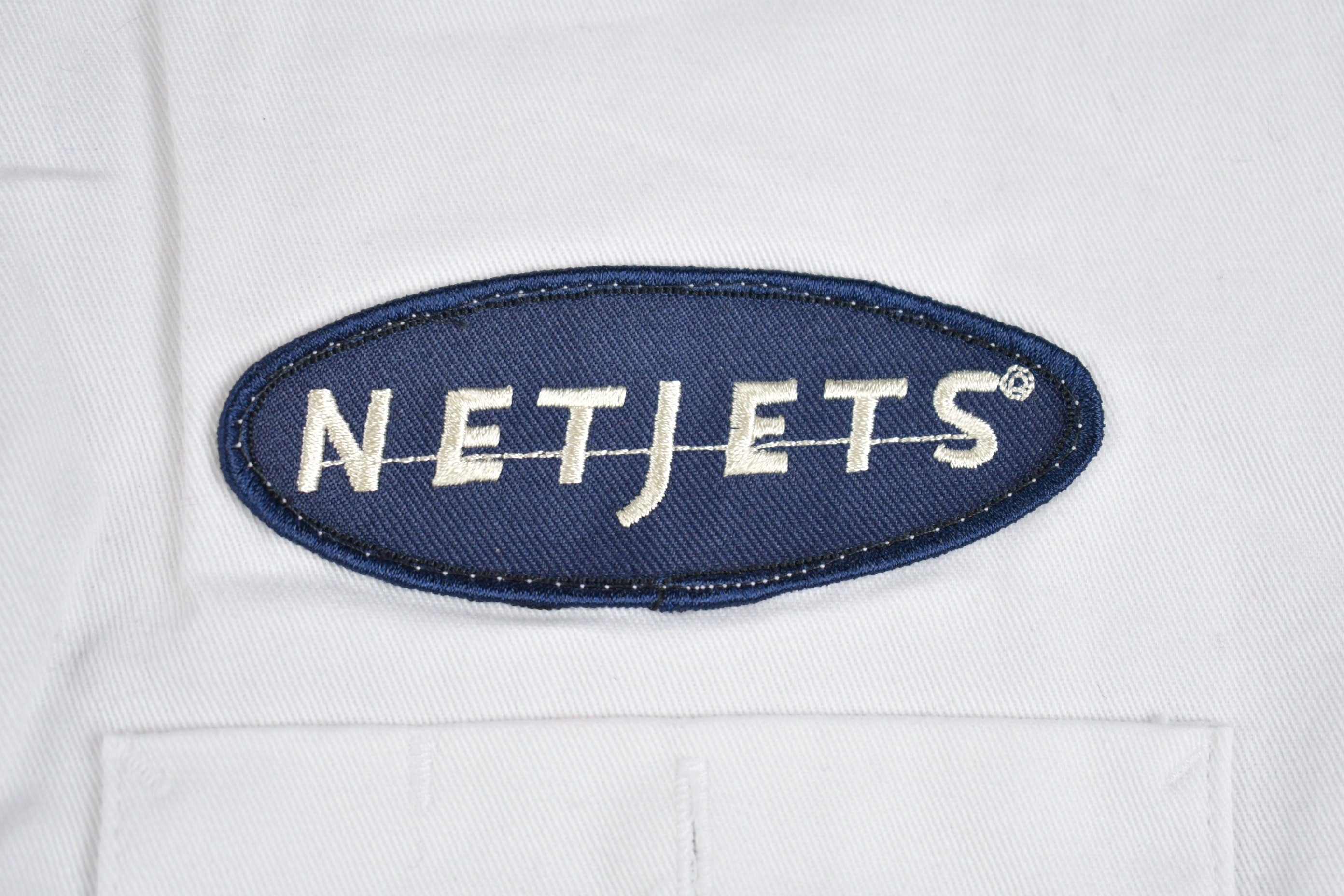 Vintage 1980s Red Kap Net Jets Button Up Shirt