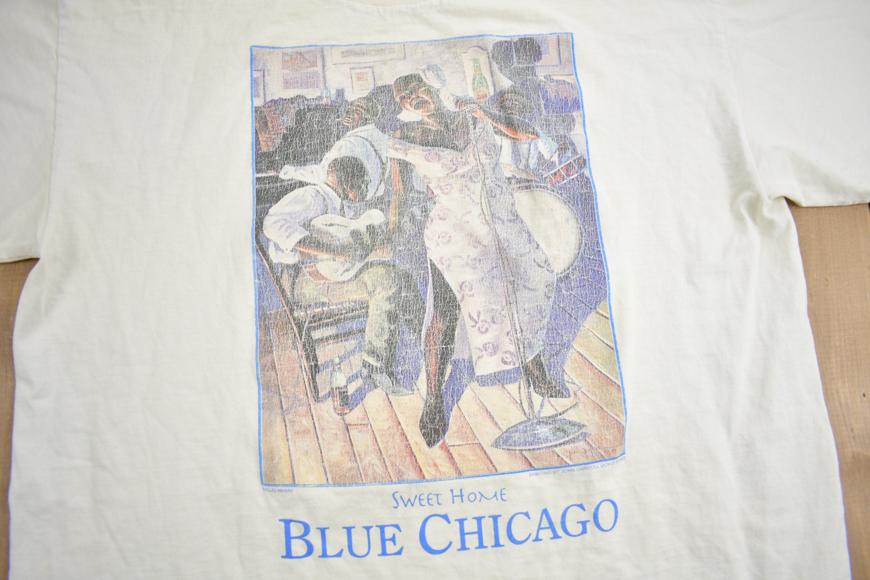 Vintage 1993 Sweet Home Blue Chicago T-Shirt