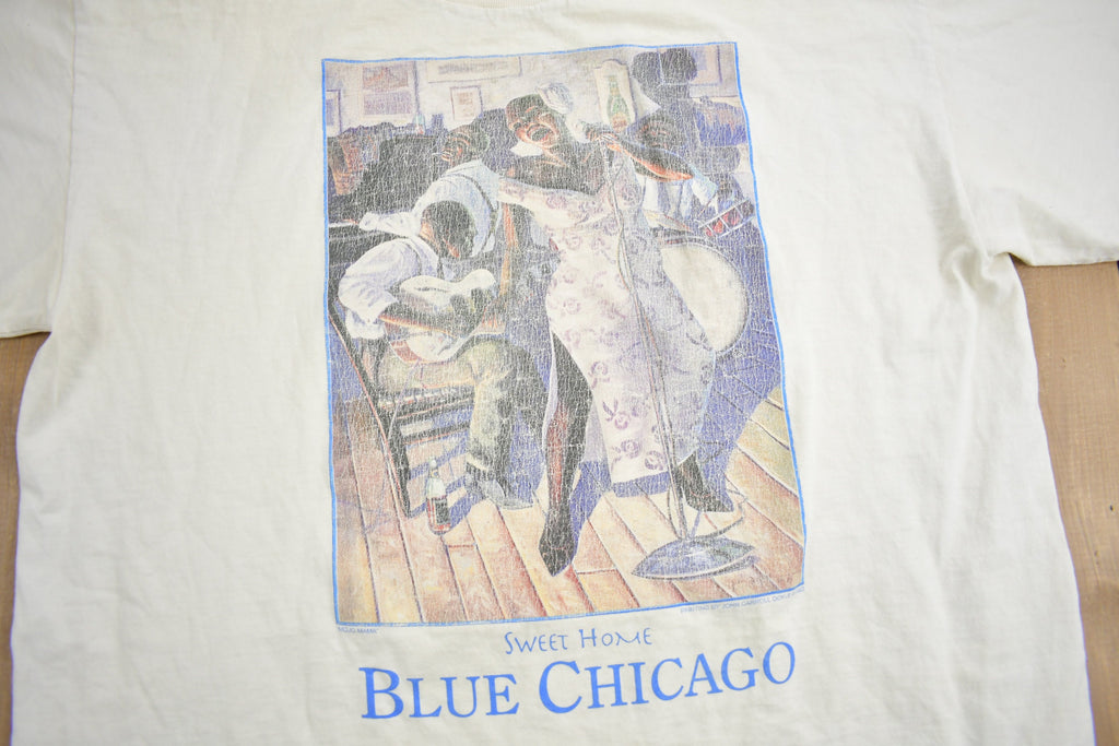 Vintage 1993 Sweet Home Blue Chicago T-Shirt