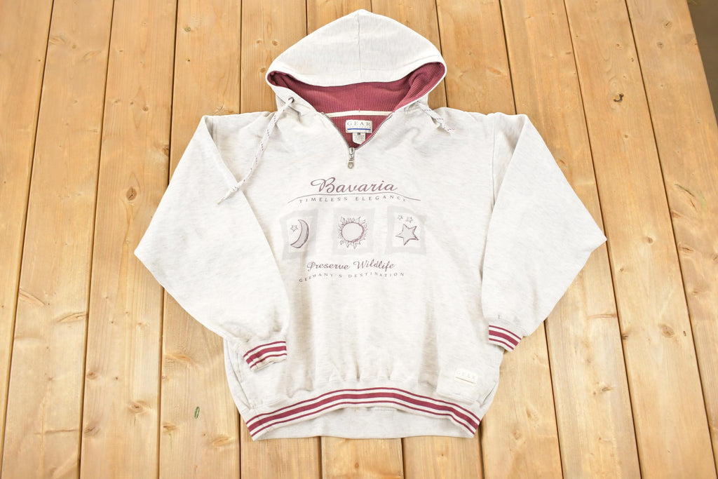 Vintage 1990s Bavaria Hoodie Sweatshirt Men's M