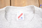 Vintage 1990s New Castle Plaid Graphic T-Shirt