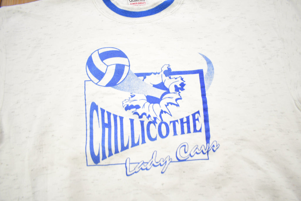 Vintage 1990s Chilicothe Lady Cavs Ribbed Crewneck Sweatshirt