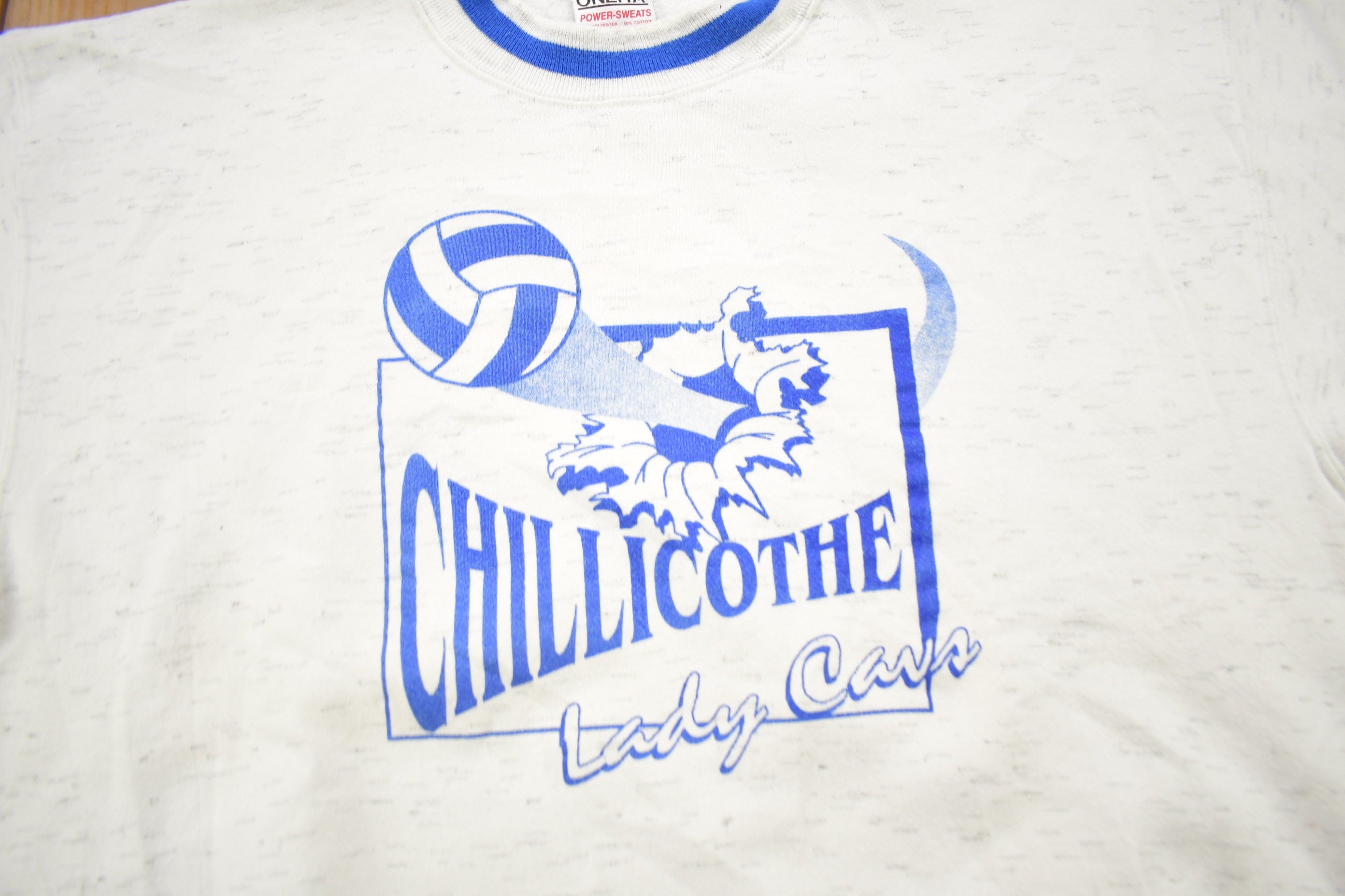 Vintage 1990s Chilicothe Lady Cavs Ribbed Crewneck Sweatshirt