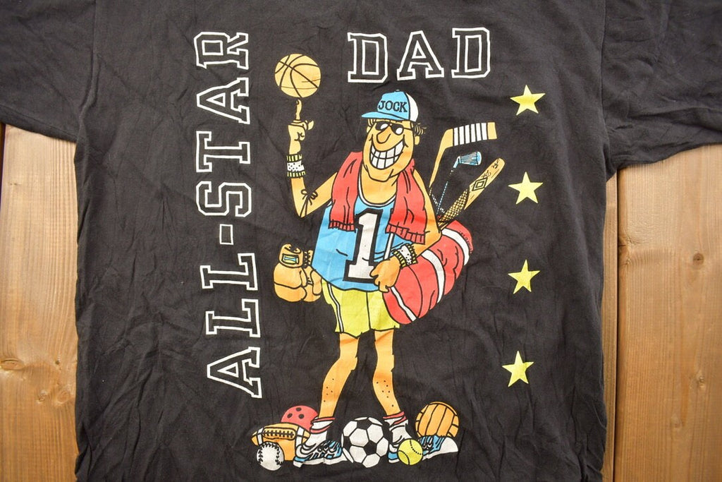 Vintage 1990s All-Star Dad Graphic T Shirt