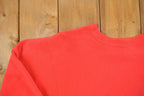 Vintage 1990s Blank Red Champion Reverse Weave Crewneck