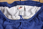 Vintage 1990s Blue Nike Mini Swoosh Windbreaker Pants Size XL