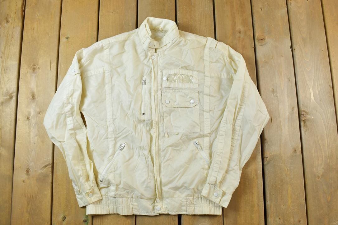 Vintage 1980s Ispo Full Zip Windbreaker Spring Jacket