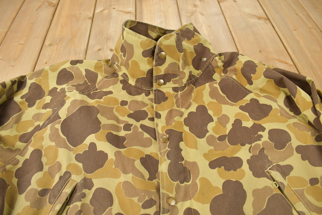 Vintage 1990s Gamehide Frog Skin Camo All Over Print Jacket