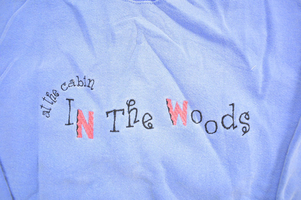 Vintage 1990s At The Cabin In The Woods Crewneck Sweatshirt
