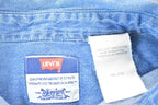 Vintage 1990s Levis Denim Button Up Shirt Mens XXXL