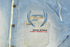 Vintage Y2K Phat Farm Denim Short Sleeve Button Up Shirt Men's XL / Vintage Hip Hop / Embroidered