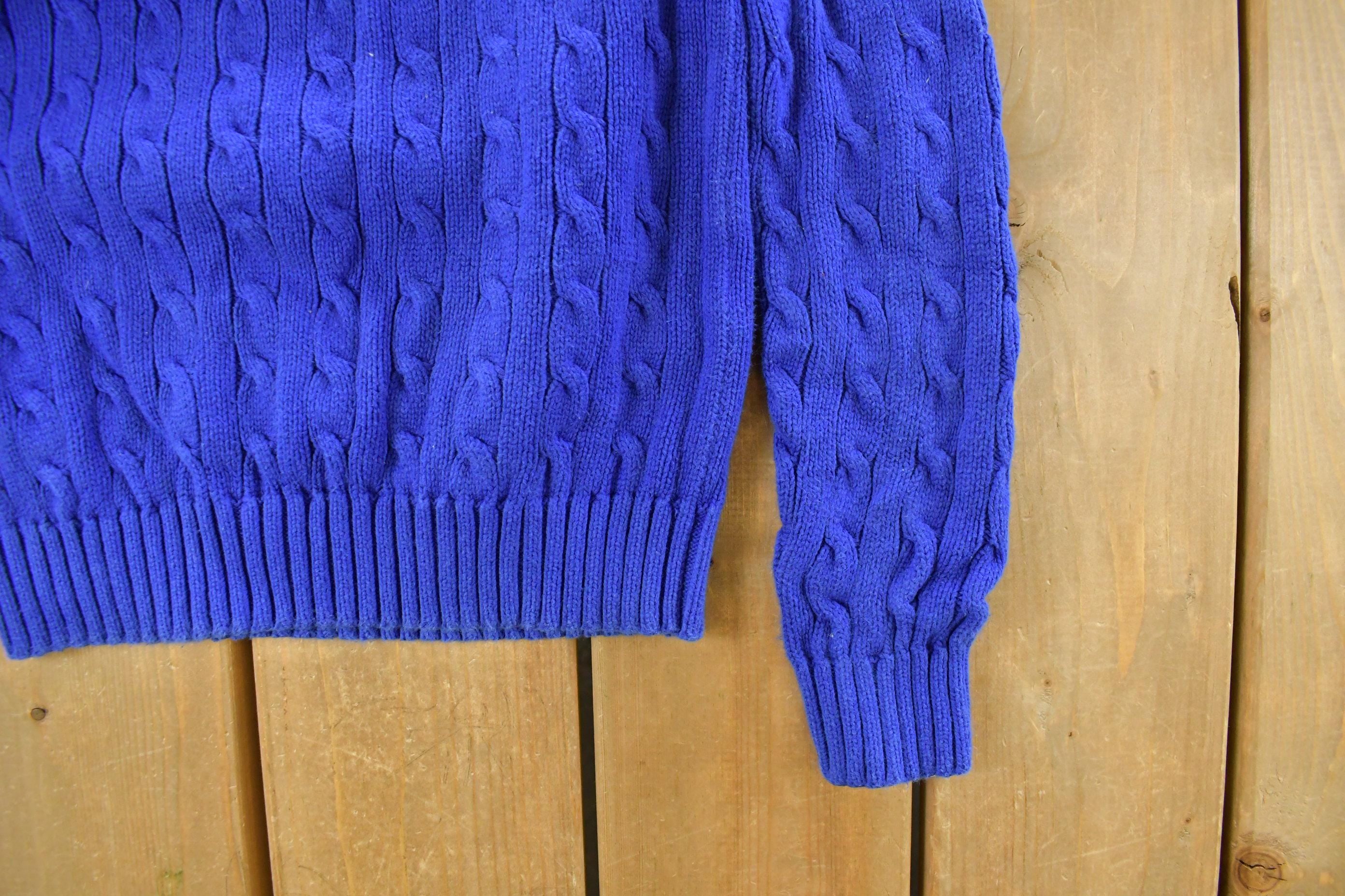 Vintage 1990s Polo Ralph Lauren Knit Sweater Youth Medium