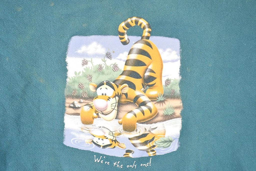 Vintage 1990s Tigger Winnie The Pooh Bear Disney Crewneck Sweater Women's XL