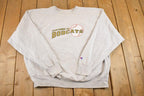 Vintage Y2K Northern Virginia Bobcats Champion Reverse Weave Sweatshirt Men's XL / 2000s Heavyweight Sweater / 2000s Cross Grain