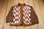 Vintage 1960s Crochet Knitted Sweater  Vintage 60s Cardigan  Pattern Sweater  Outdoor  Hand Knit  Crochet Cardigan  Knit Sweater