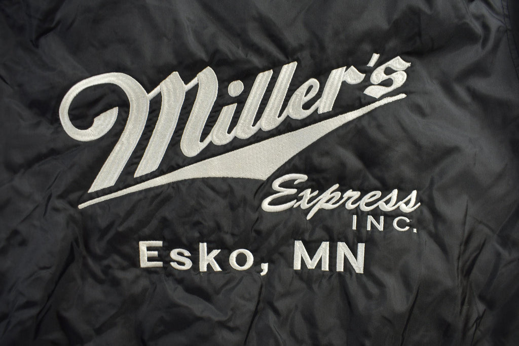 Vintage 1990s Halloway Millers Minnesota Satin Bomber Jacket
