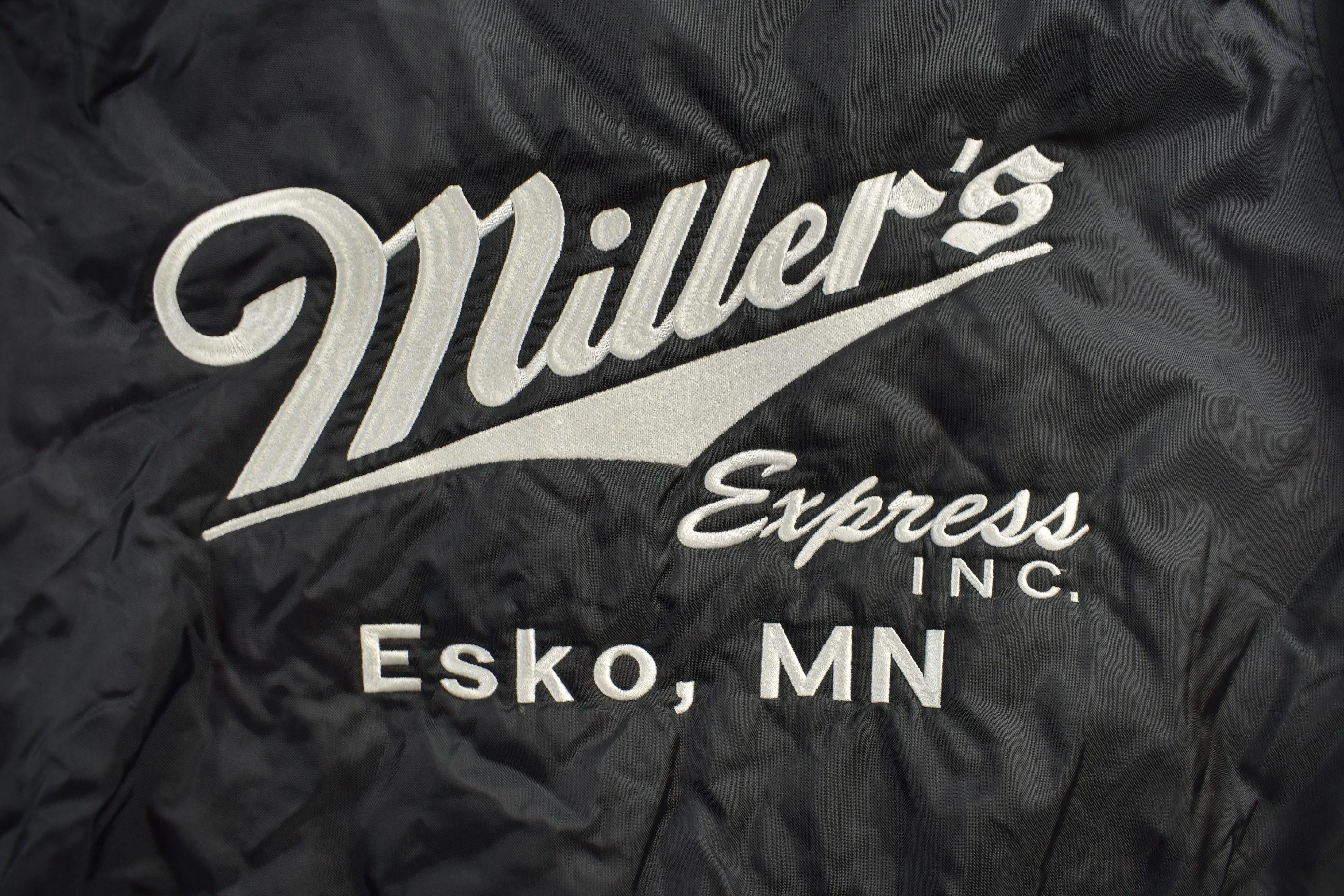 Vintage 1990s Halloway Millers Minnesota Satin Bomber Jacket