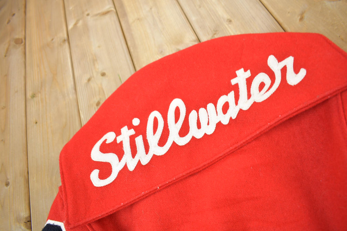 Vintage 1983 Stillwater Student Council Wool Varsity Jacket