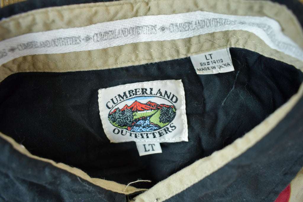 Vintage 1990s Cumberland Outfitters Western Aztec Theme Button Up Shirt