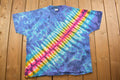 Vintage 1990s Delta Tie Dye All Over Print T-shirt