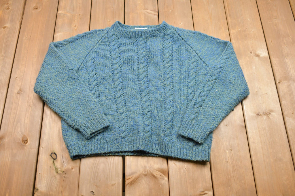 Vintage 1980s Hand Made Knitted Sweater