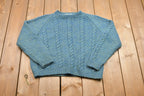 Vintage 1980s Hand Made Knitted Sweater
