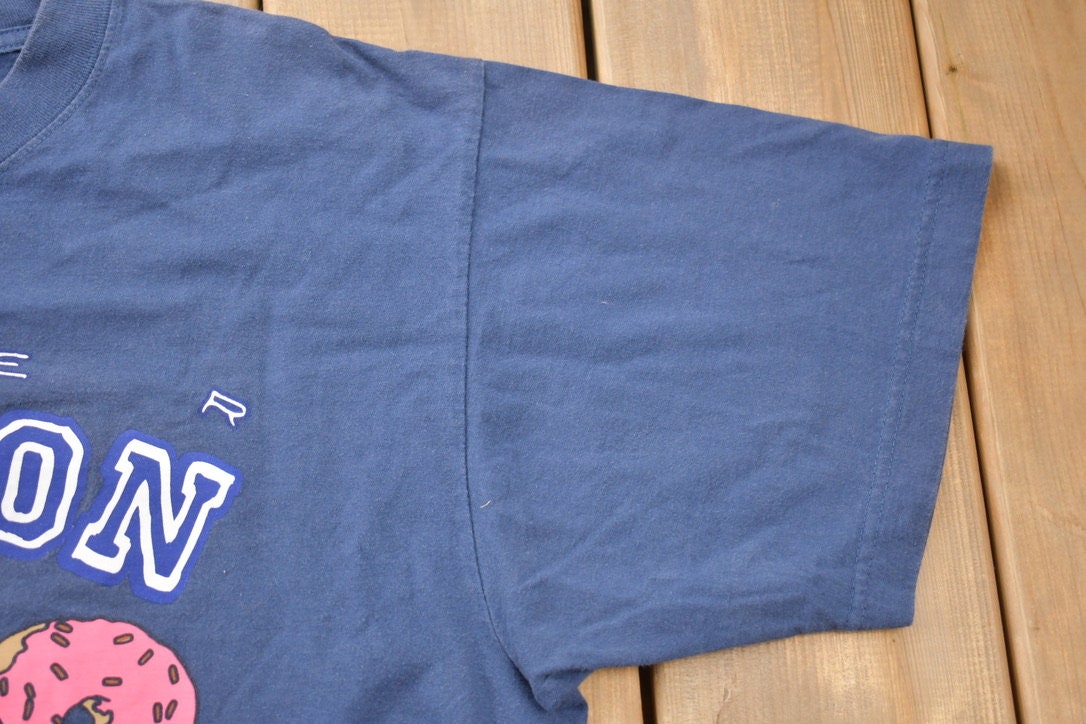 Vintage Y2K Homer Simpson Seize the Donut Vintage T-Shirt