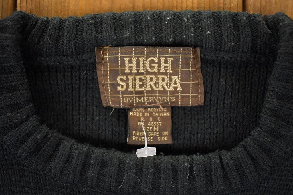 Vintage 1990s High Sierra Striped Knit Crewneck Sweater Men's M
