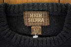 Vintage 1990s High Sierra Striped Knit Crewneck Sweater Men's M