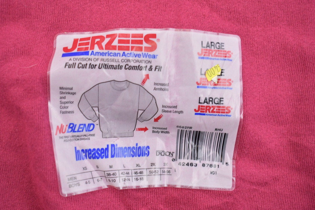 Vintage 1990's Jerzees Deadstock Crewneck Sweatshirt