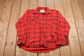 Vintage 1990s Plaid Flannel Button Up Shirt
