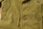 Vintage 1920s WW1 Mackinaw Short Overcoat Wool Army Jacket Men's S