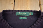 Vintage 1990s Ralph Lauren Knit Crewneck Sweater