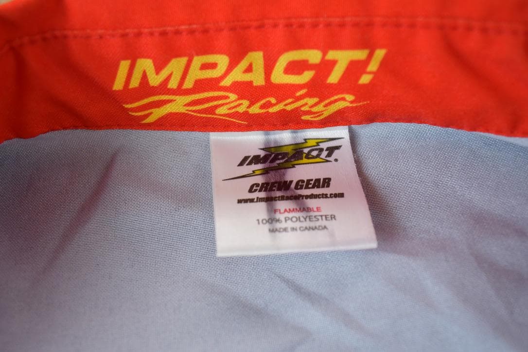 Vintage 1990s Impact Racing Longhorn All Over Print Button Up Shirt