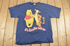 Vintage 1990s Pooh Bear Better Together Disney Cartoon Promo T-Shirt