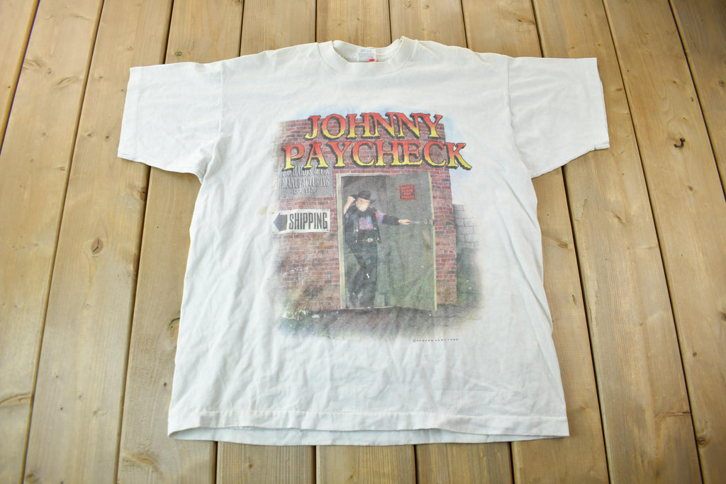 Vintage 1995 Johnny Paycheck Take This Job And Shove It Band T-shirt