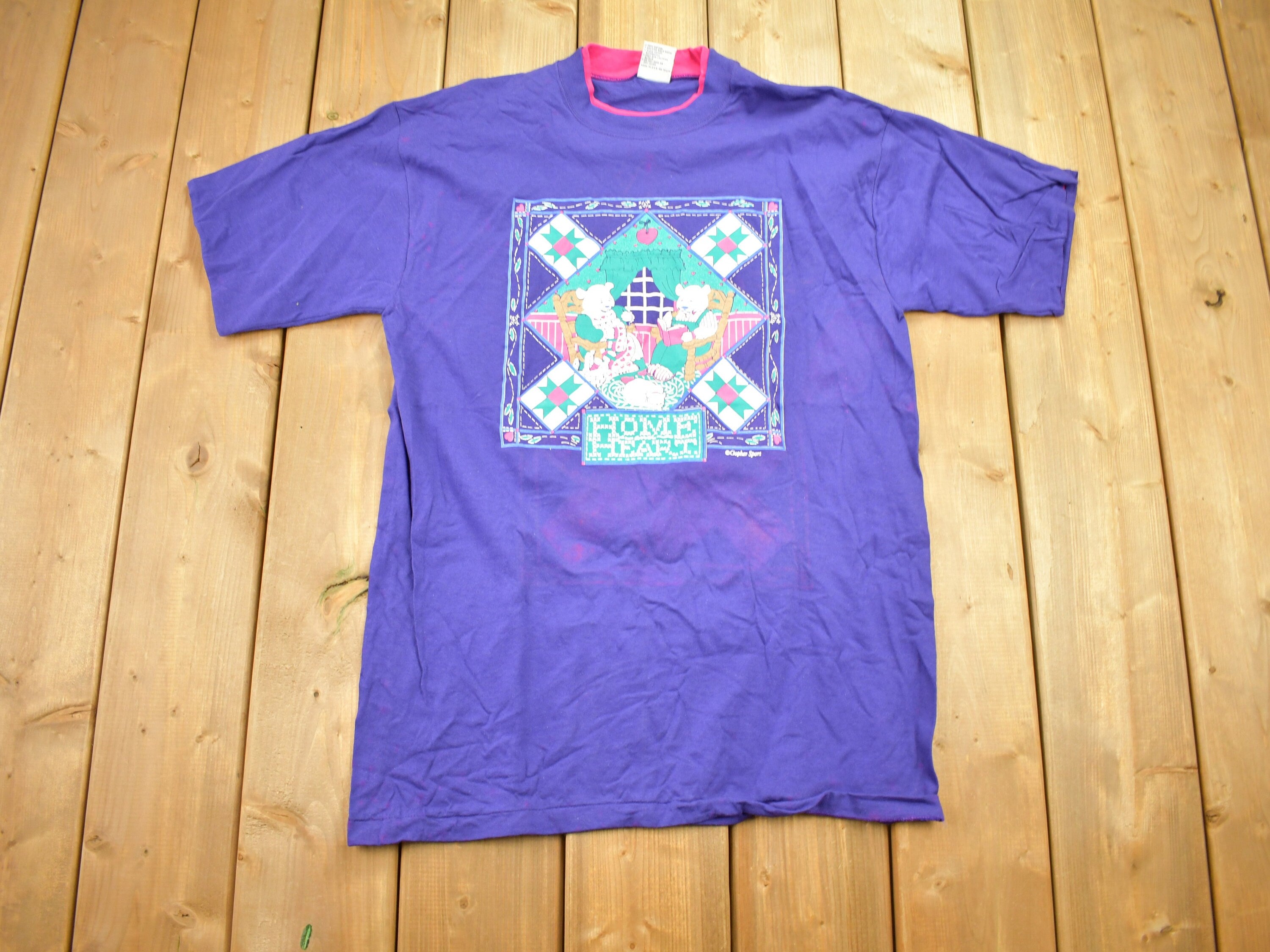 Vintage 1990s Gopher Sport Grandma Style Single Stitch T-Shirt