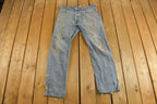 Vintage 1990s Levi's 505 Red Tab Jeans Size 33 x 32
