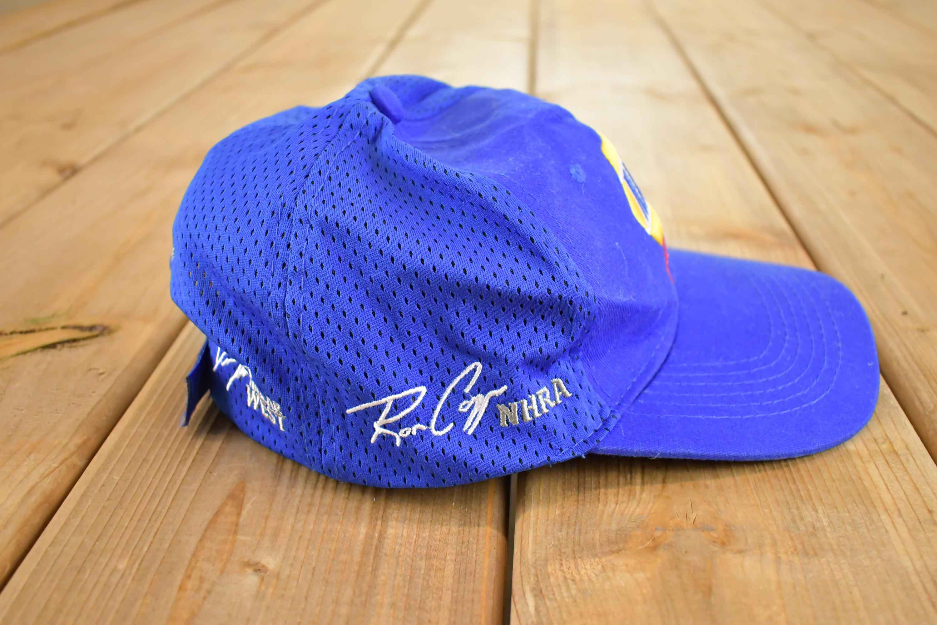 Vintage 1990s Napa Racing Snapback Autograph Hat / 90's Embroidered Race Car Cap