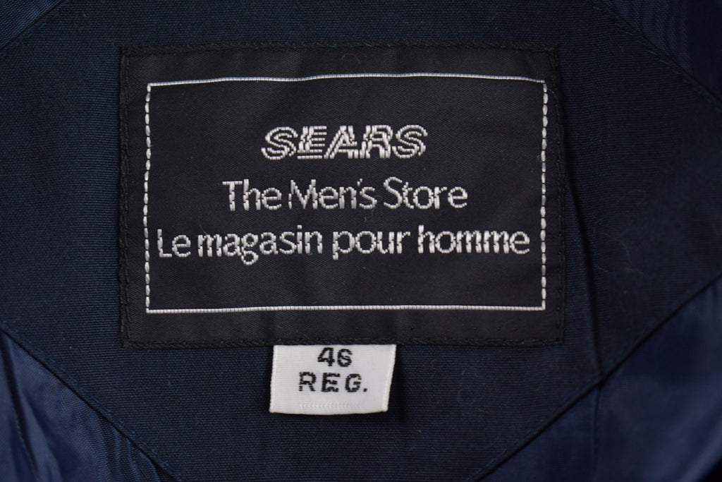 Vintage 1980s Sears Full Length Trench Coat