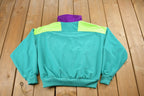 Vintage 1990s Columbia Fleece Zip Up Sweater / Outdoorsman / 90s Sweater / Streetwear / Hiking / Fleece Zip Up / Jacket Liner / Columbia