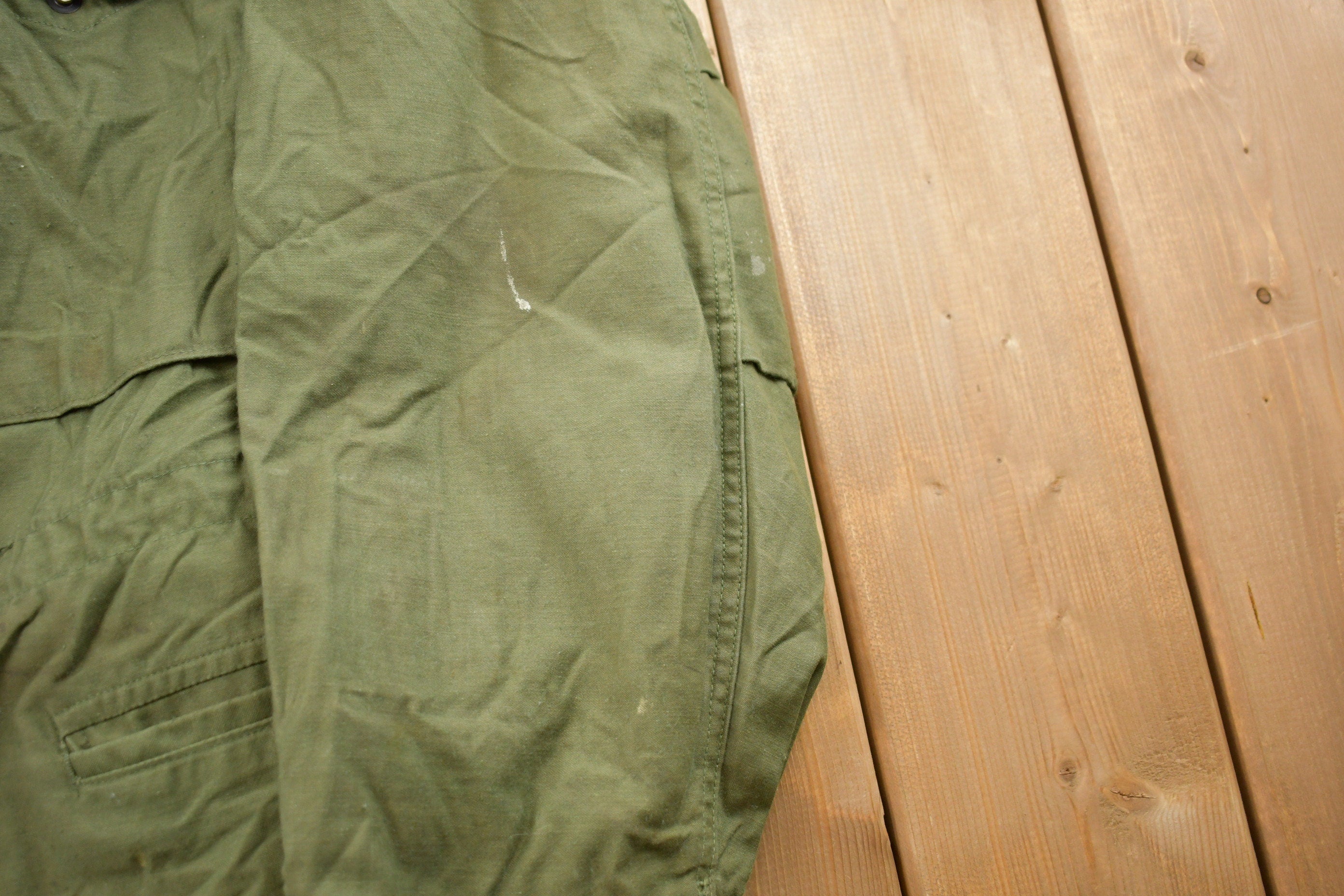 Vintage 1987 Army Military Field Jacket