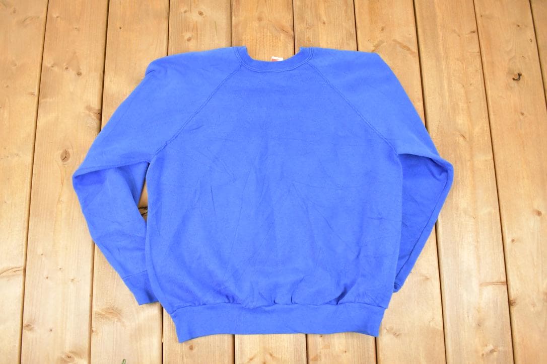 Vintage 1980s Better Basics CLP Embroidered Letters Crewneck Sweatshirt Men's M