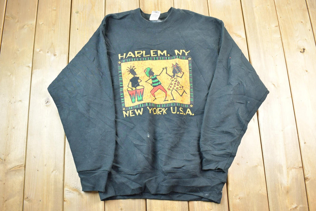 Vintage 1990s Harlem NY USA Crewneck Sweatshirt