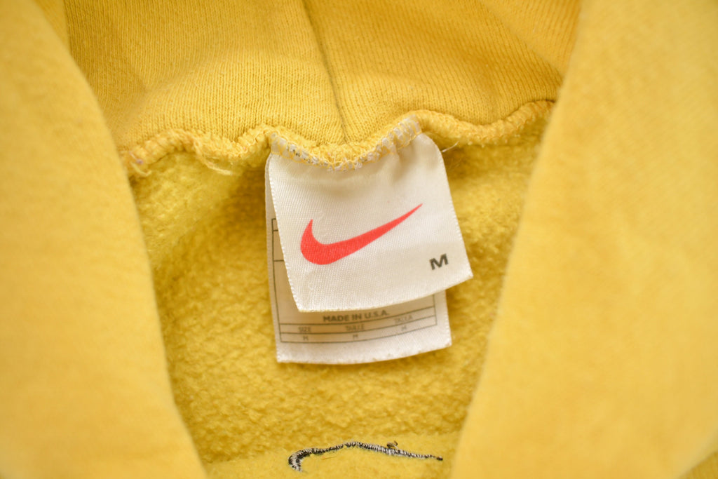 Vintage 1990s Yellow Nike Center Swoosh Hoodie