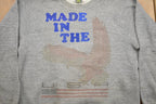 Vintage 1990s Made In USA Eagle Crewneck Sweatshirt